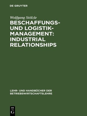 cover image of Beschaffungs- und Logistik-Management
